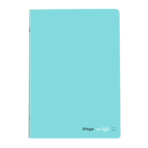 Caderno agrafado A5 Fegol (60f) neo style pastel pautado - Sílaba