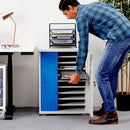 Armário de carregamento horizontal LapCabby - 10 tablets até 15.6"