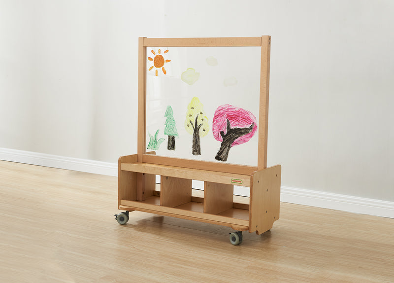 Painel de Pintura Móvel - Acrílico Transparente