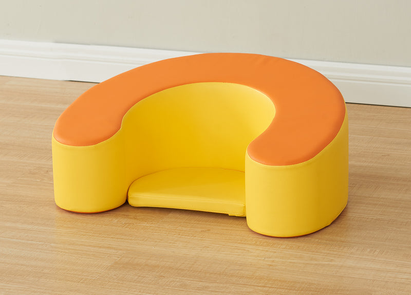 Assento Ferradura Laranja e Amarelo