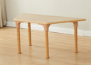 Mesa trapezoidal regulável Alrik tampo madeira natural 1200 x 600 mm - Sílaba