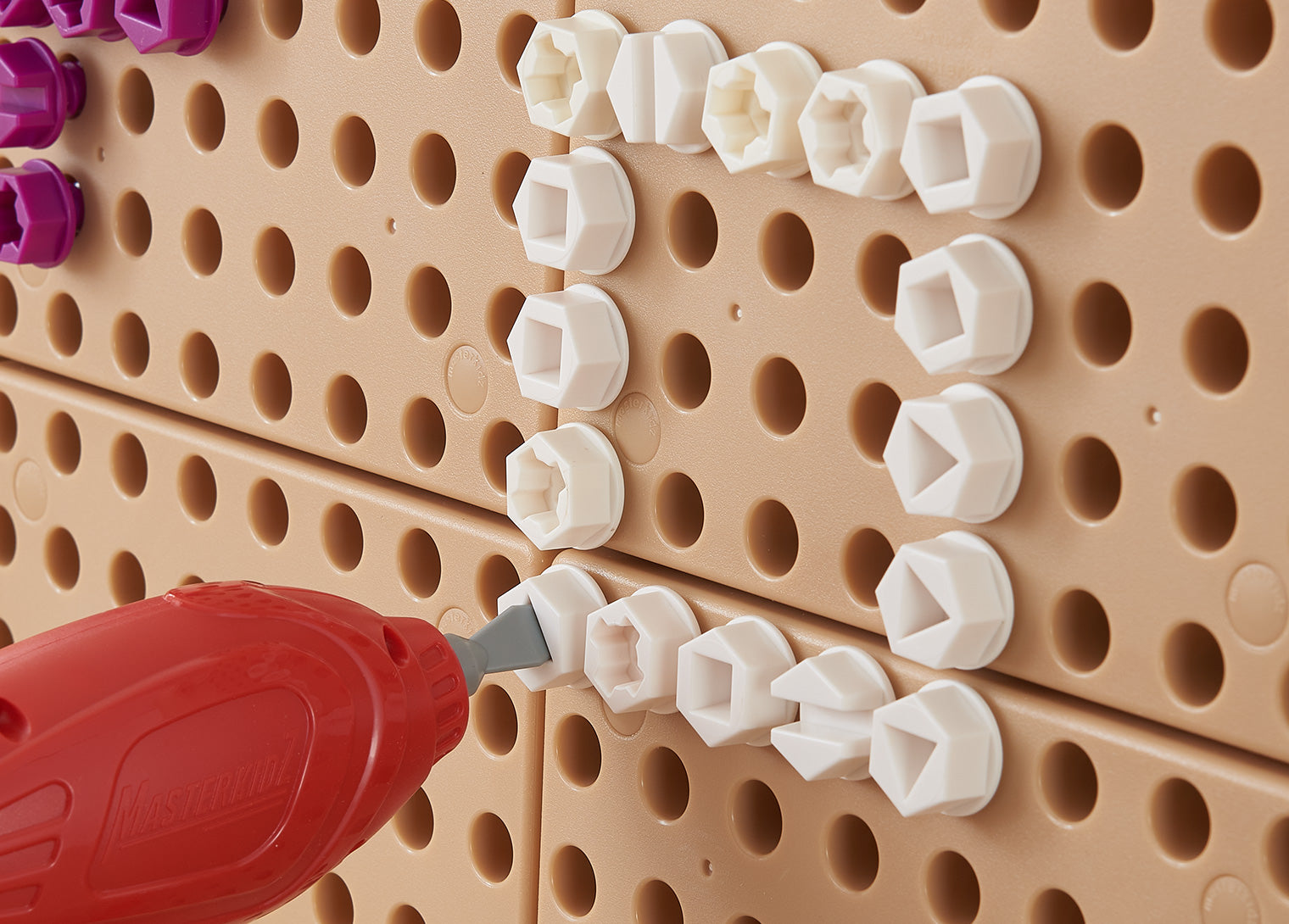 Kit de 512 peças STEM parafusos coloridos - Sílaba
