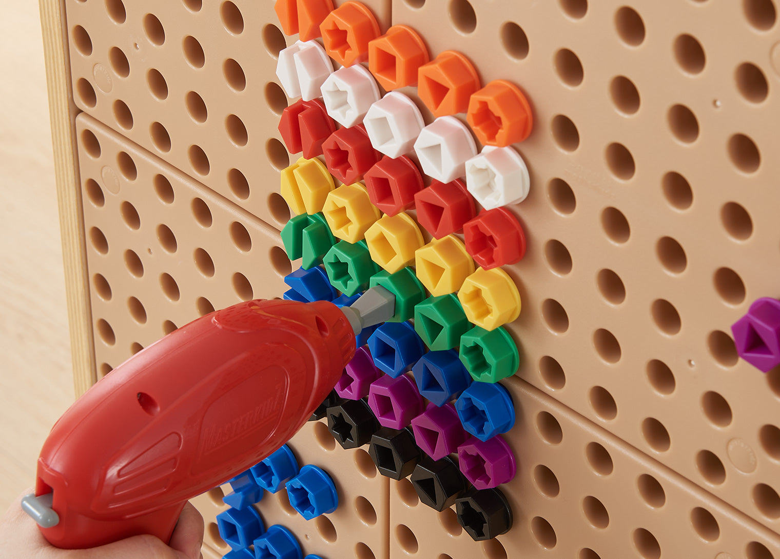 Kit de 512 peças STEM parafusos coloridos - Sílaba