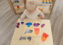 Quadro didático puzzle transportes
