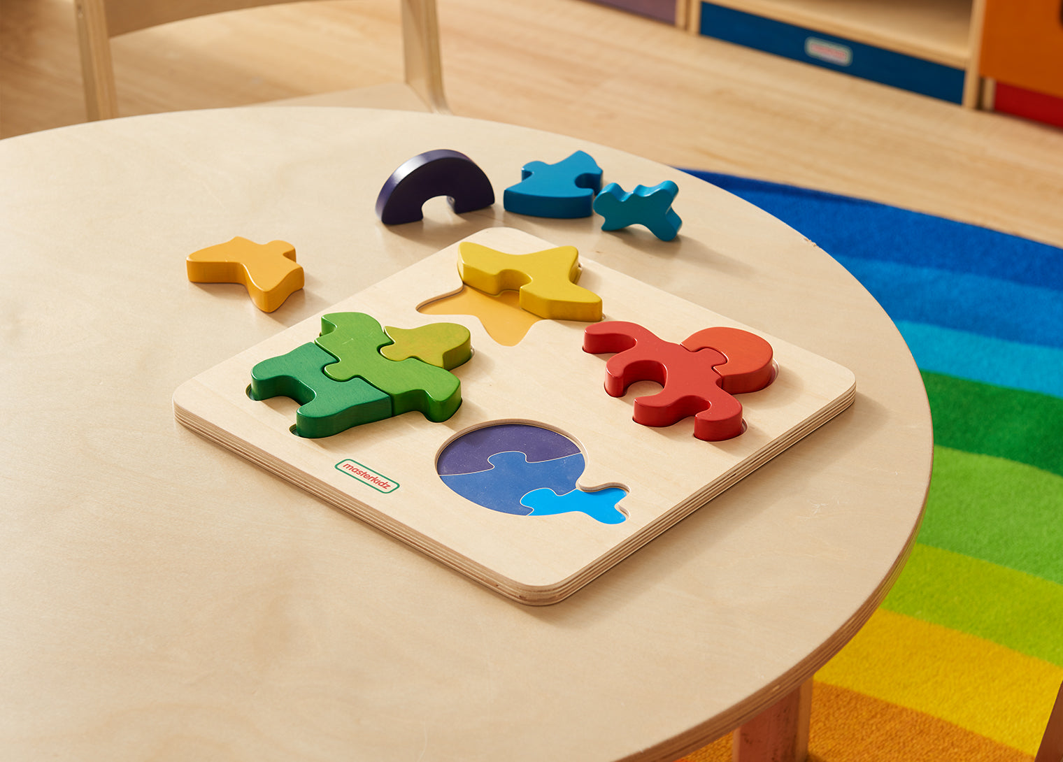 Quadro didático animais marinhos