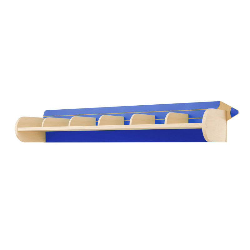 Estante con percha de 6 ranuras