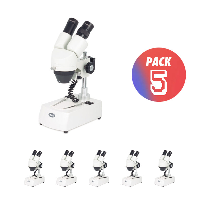 Pack 5 Lupas Estereoscópicas Binoculares Motic ST-36C-2LOO