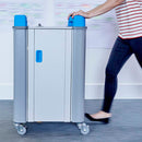 Armário de carregamento móvel horizontal LapCabby - tablets até 11"