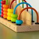 Ábaco horizontal em madeira