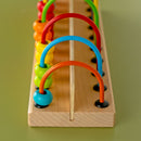 Ábaco horizontal em madeira