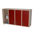 Closed "NE Line" cabinet with 10 compartments.