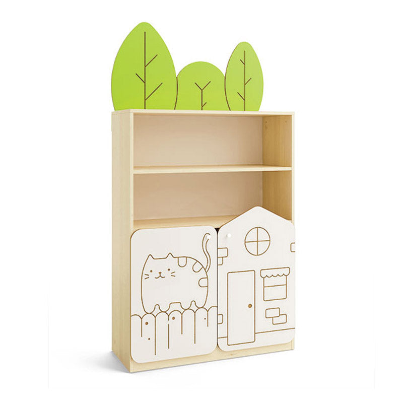 Armário alto largo com 2 portas Minty - Sílaba