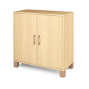 Armário médio com portas Com fechadura