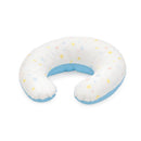 Decorated horseshoe-shaped cushion