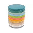 Conjunto de 12 assentos redondos lisos em espuma (tons pastel)