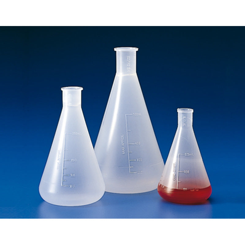 Matraz Erlenmeyer de plástico