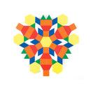 Plastic blocks with 1 cm patterns
