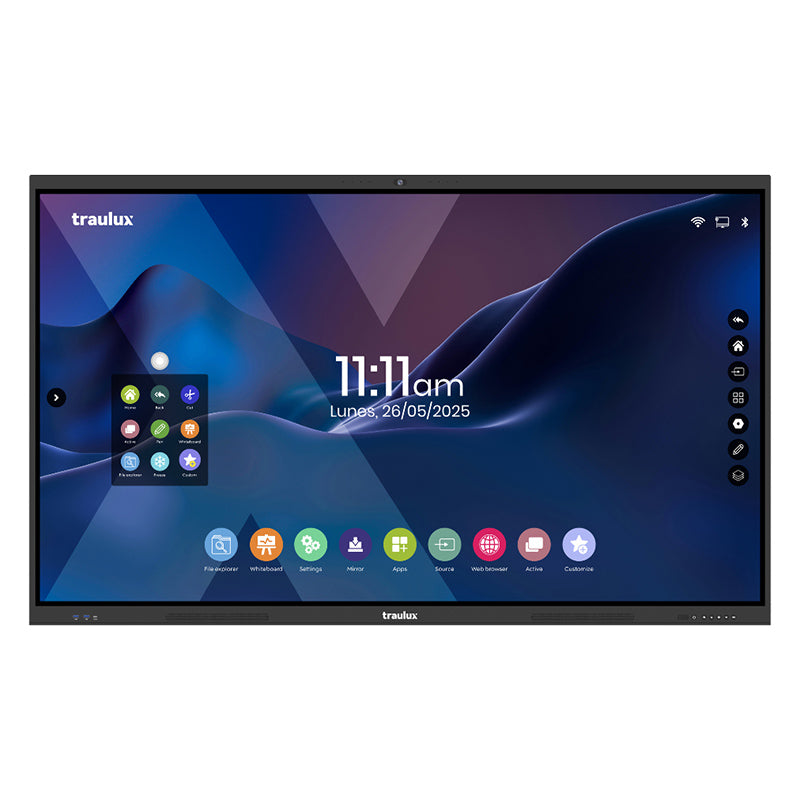 Bundle Monitor Interativo Traulux Conference + OPS Windows + Dongle USB-C