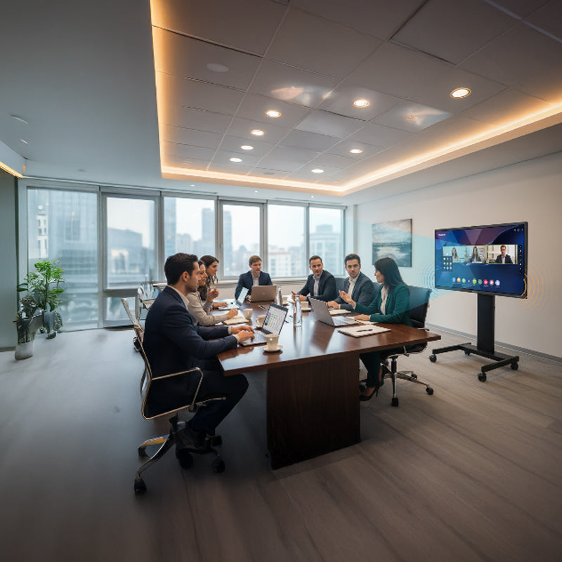 Bundle Monitor Interativo Traulux Conference + OPS Windows + Dongle USB-C