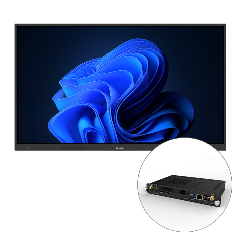 Bundle Monitor Interativo Traulux Standard TX + OPS - Sílaba