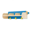 Shelf with 3 seater hanger