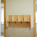 Réguas de 3 cabides Linha NE com divisórias superiores