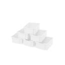 Conjunto de 6 caixas para carrinho de laboratório