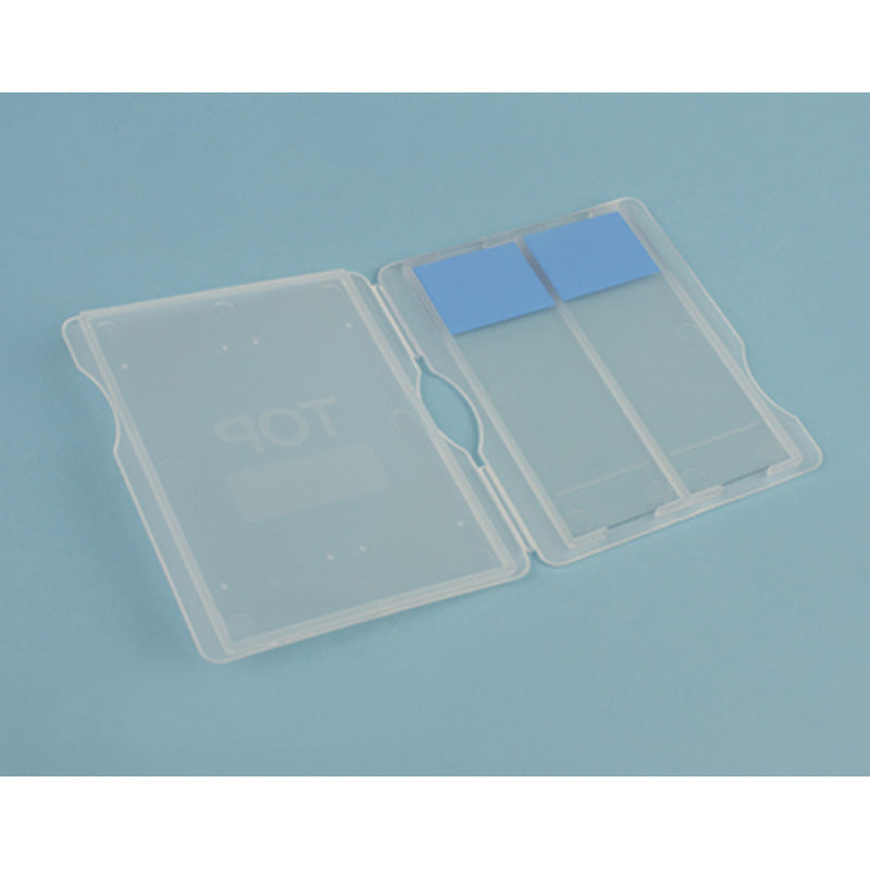 Caja para 2 preparaciones microscópicas