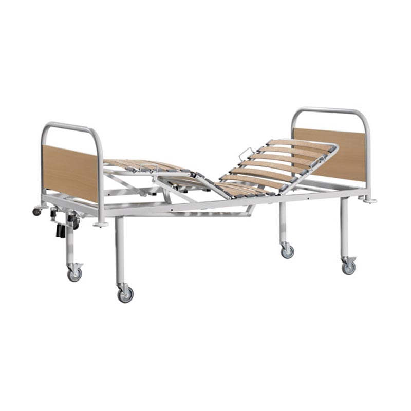 Cama articulada manual com estrado em madeira - Sílaba