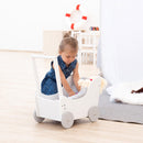 Carrinho de bonecas em madeira