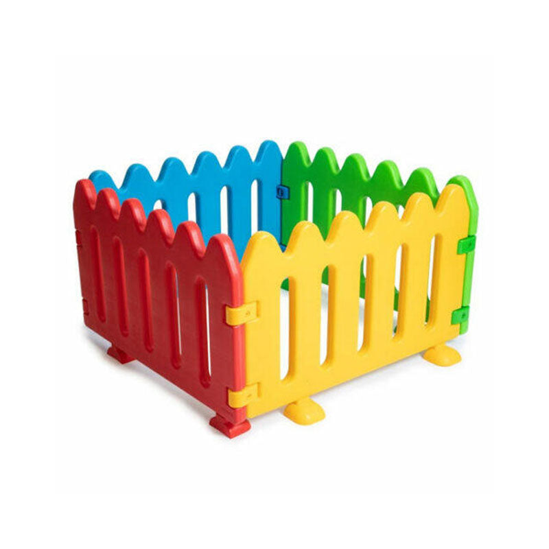 Colorful plastic fence with 4 pieces of 106x67x5cm
