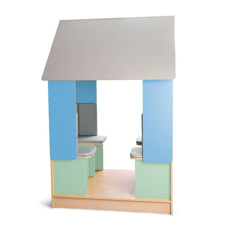 Casinha esconderijo com 4 sofás nos cantos Cubo - Sílaba