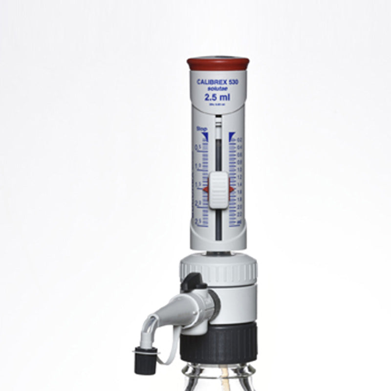 Dispensador Calibrex Solutae 530, 0,25-2,5 ml con llave