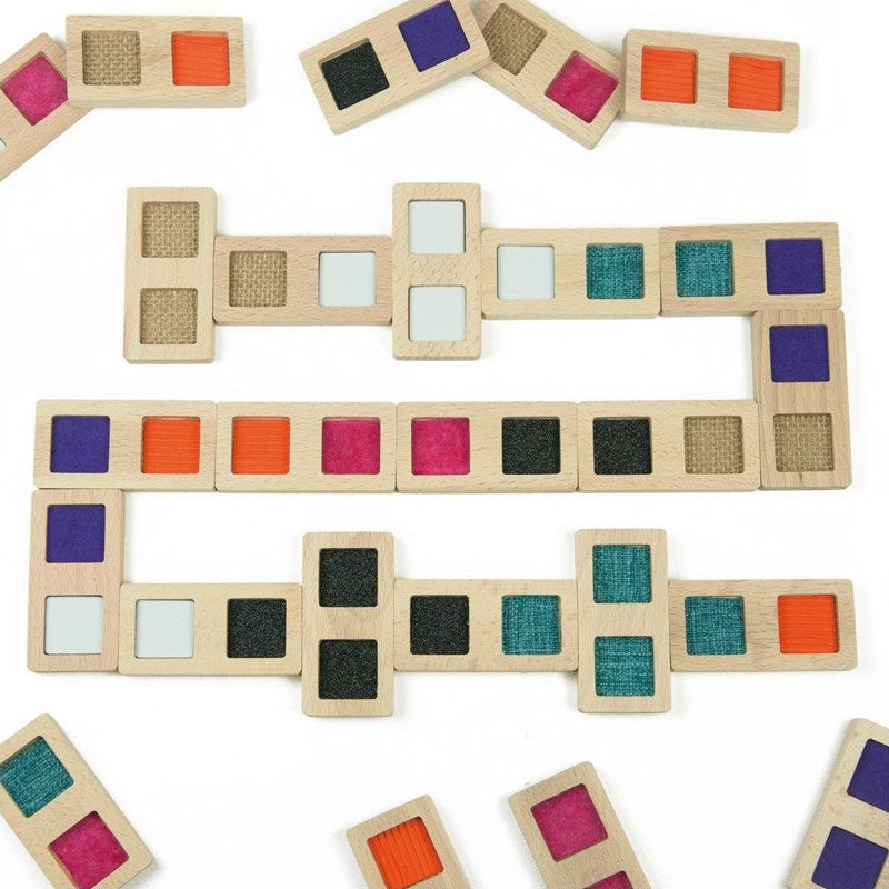 Dominó sensorial de texturas - Sílaba
