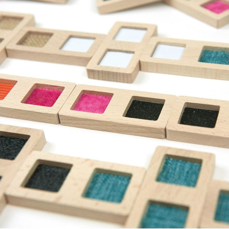 Dominó sensorial de texturas - Sílaba