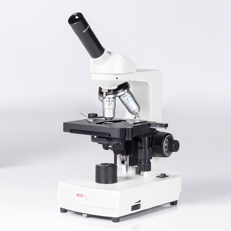 Microscópio Monocular Motic EcoLine C-10 Monocular LED - Sílaba