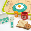 Jogo de encaixe 'o pequeno almoço'