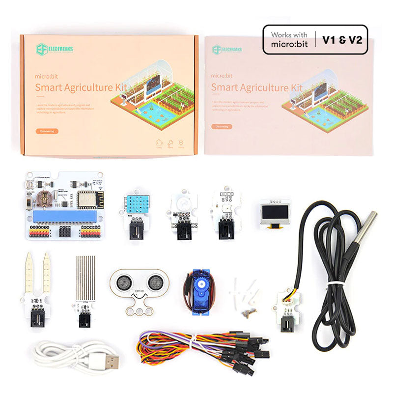 Kit de sensor inteligente Micro:bit para agricultura (sin placa de circuito)