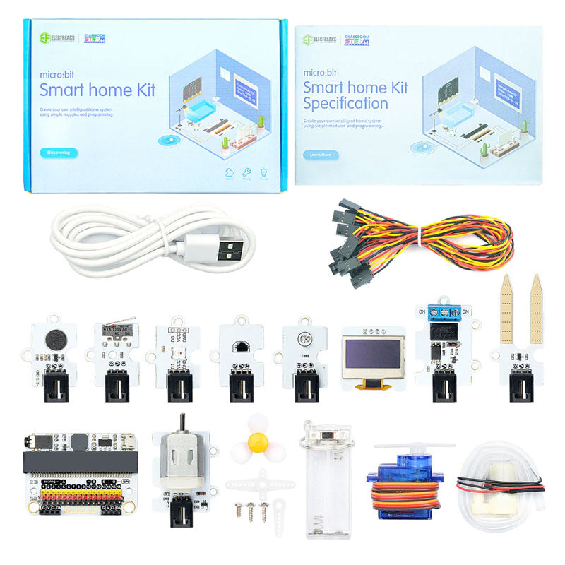 Kit de sensor para casa inteligente Micro:bit (sin placa de circuito)