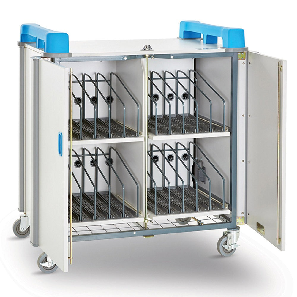 Armário de carregamento móvel vertical LapCabby - dispositivos até 17" - Sílaba