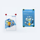 Botones magnéticos blancos (10 unidades)