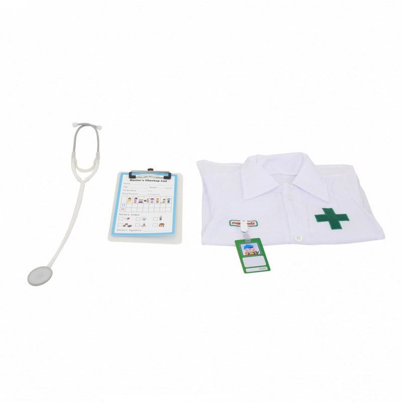 Kit de materiais médico faz de conta (3 peças)