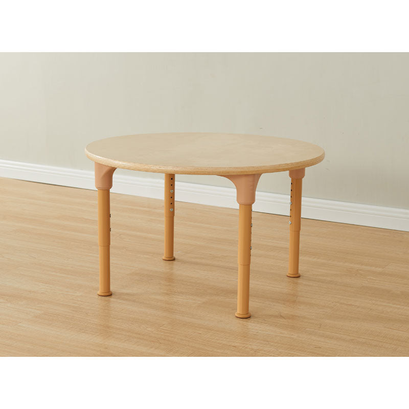 Mesa circular Alrik tampo madeira natutal 1200 x 600 mm