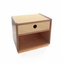 Mesinha de cabeceira miniatura em madeira