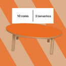 infografia mesa circular madeira