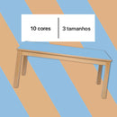 infografia mesa dupla madeira