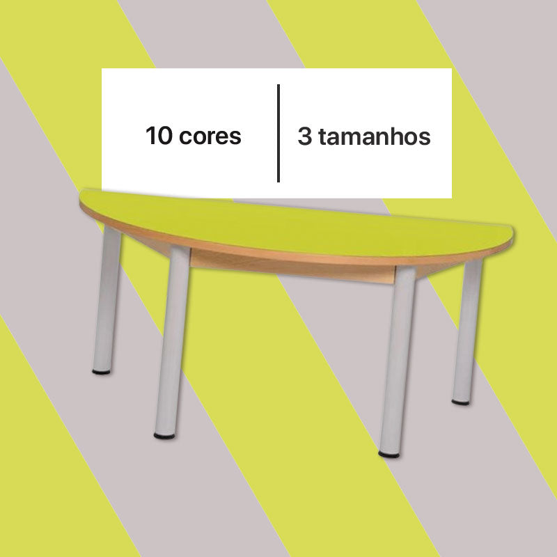 Infografia mesa semi circular