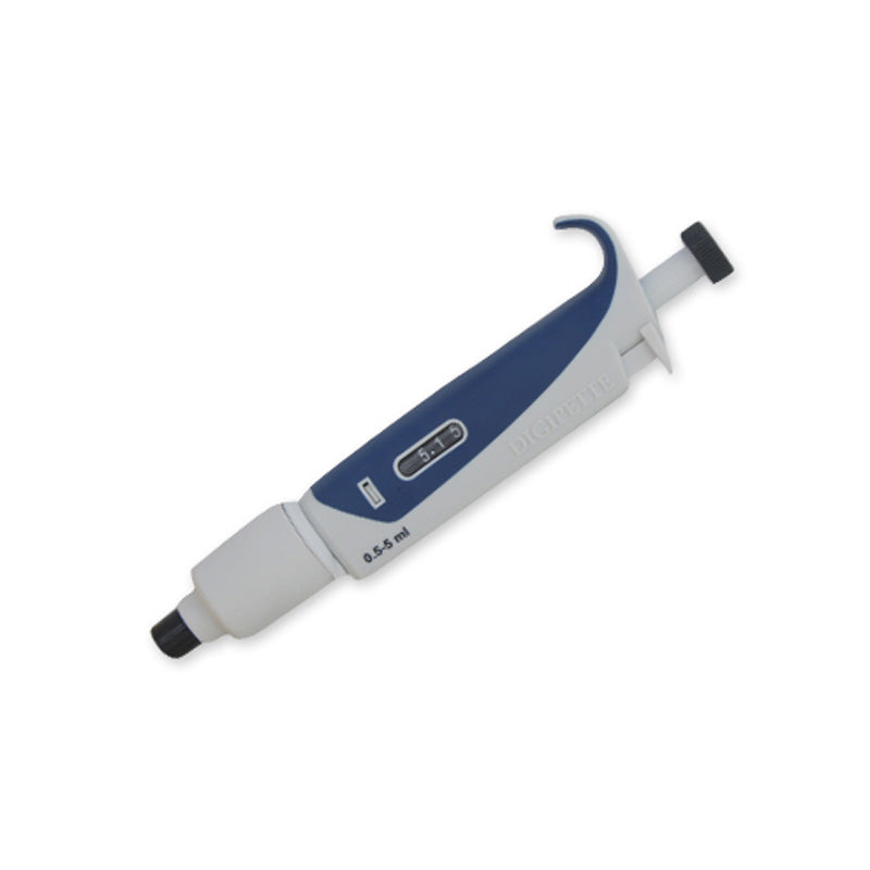 Micropipeta autoclavable, volumen variable, 0,5-5 ml
