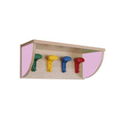 Prateleira com 4 cabides "Linha NE"