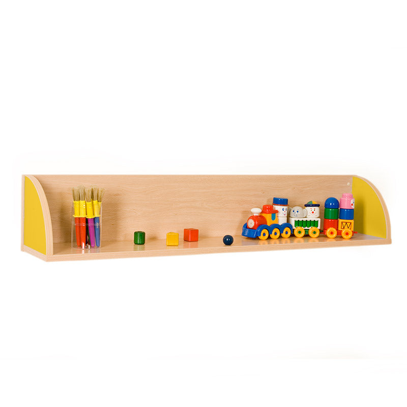 Estantería de pared NE Line de 119cm de ancho con tapa lateral.